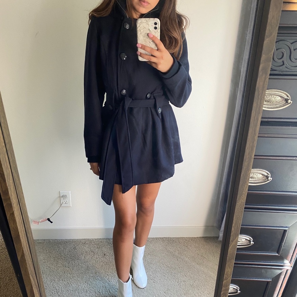 Navy blue coat